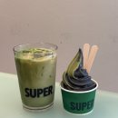 용산-381 | [내돈내산] 슈퍼말차 용산아이파크몰 | 말차 덕후...라떼 슈퍼말차 소프트컵 메뉴판 칼로리 카페인 후기