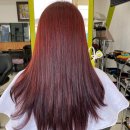 머리애봄 | 인천 검암동미용실 머리애봄 1인샵 레드염색 후기