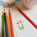 색연필로 그리는 그림책 일러스트 이미지