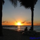 카리브의 일몰 이미지