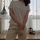 크림기모팬츠 / 피치 반팔티 / 비비알파카 니트 후기 이미지