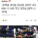 '강백호 3타점-천성호 3안타' KT, 11-5로 3연승 [광주:스코어] 이미지