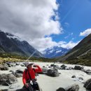 뉴질랜드 Mount Cook의 Hooker Valley 하이킹 이미지