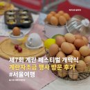 제7회 계란 페스티벌 개막식 참여 후기, 계란자조금 계란요리 경연대회