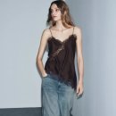 5919 | 자라 레이스탑 란제리탑 ZW 컬렉션 브라운 후기