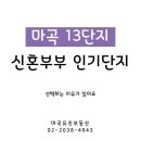 마곡13단지공인중개사사무소 | 마곡 13단지 힐스테이트마스터, 신혼부부가 선택하는 데는 이유가 있습니다