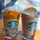 경기도 수원시 팔달구 정조로841번길 | 스타벅스 빙수 가격 레드빈 애플망고 블렌디드 판매 시간 맛 후기