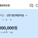 새희망마을 | 신한은행 청년희망적금 최대금액 만기해지 후기/이태원1동새마을금고 예금 특판 가입(4.45%)