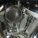 Chrome round mesh air cleaner kit 판매합니다.----- 판매완료 이미지