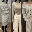 (주)딥크로스 | 유니클로 니트 팬츠로 겨울 올드머니 룩 연출! 화이트 톤온톤 코디 5가지 추천