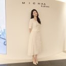 송혜교패션 우아함의 비밀, 미샤 라피네 MICHAARaffinée 신세계강남 매장 예복 원피스, 셋업추천