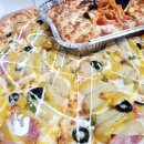 반올림피자샵 추천메뉴 반올림고구마골드 라지 &amp; 치즈오븐스파게티 후기 : 반올림피자샵 영주점