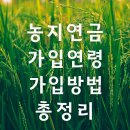 농지연금 가입연령방법 총정리,노후연금 준비계획표 이미지