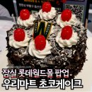 서04-413 | 청주 우리마트 초코케이크 잠실롯데월드몰 팝업 평일 웨이팅, 보관, 가격 비교