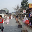 전주한옥마을 골목길 이미지