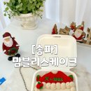 소풍쌀베이킹퓨전떡 | 떡케이크] 삼전동 석촌고분역 크리스마스 선물 추천 ‘맘블리스케이크’ 산타 앙금 떡도시락케이크 후기🎅💚