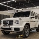 G바겐 450d 럼버 서포트, 전동 발판, 컬러 안전벨트, 블박 및 보배 시공 후기