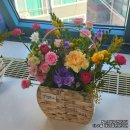 플라워 테라피 | 플라워테라피 수업 후기 [치유회복 프로그램] 봄꽃바구니 만들기 (둘째날) 서울 대방동