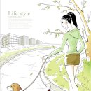 동물병원 산책 이미지