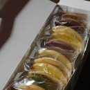부산 광안리 디저트 히마상점 포장 후기 달지않은 샌드쿠키