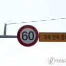 카메라 단속중 표지판 이미지