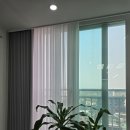 강서센트레빌4차(아) | 강서 센트레빌4차 거실 2중커튼 &amp; 작은방 암막커튼 시공 후기 (마곡커튼 전문 커튼데이)