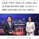 MBC '뉴스데스크' 시청률 급등…지상파 1위 이미지