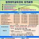 법정의무교육강사 (성희롱예방교육강사, 4대폭력예방교육강사, 개인정보보호지도사, 장애인식개선교육강사, 안전교육지도사) 자격과정 개강 안내 이미지