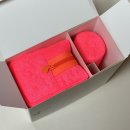 기프트짐 | 샤넬 뷰티 블랙 등급 유지 기프트 수령 후기 / 쨍한 네온 핑크 파우치 3종 세트 언박싱