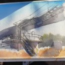 나의 첫 어반스케치 | 나의 첫 어반 스케치 (문경 쌍용양회 신기동 마을 그리기)