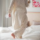 스칼렛헤어모드 | 난방 중 답답하지 않은 겨울 홈웨어, 수하래 원피스 잠옷 착용 후기