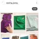 *라미퓨어린넨 색감과 회원님들 작품과 곁들이로 인스타에 올린 릴스 영상 이미지
