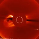 캐나다/알래스카에서 촬영된 행성 X 와 소행성 . 이미지