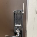 CU세천더솔레뉴점 | 세천 엠코 솔레뉴 아파트 도어락 교체 락프로 E5000SFH 설치 후기 (추가 가공 작업)