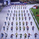 파리 올림픽 100m 결승전 구간별 속도 및 순위 이미지