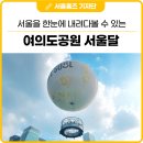 서울을 한눈에 내려다볼 수 있는 여의도공원 &#39;서울달&#39; 이용방법과 후기!