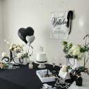 레드클로버 | [파티룸 레드클로버] 프로포즈, 기념일을 위한 블랙&amp;화이트 컨셉 - 실패 없는 '인스타 감성'