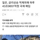 일본 인플레 4%에 금리인상 검토 이미지