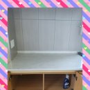 배다리사랑나눔터 | 주방 인조대리석 싱크대 상판 초기타공 깔끔한 시공 업체