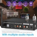 Douk Audio-HiFi 블루투스 5.0 밸브 튜브 프리 앰프, 동축/아날로그 변환기 OPT, USB DAC 스피커 수신기, 헤드폰 이미지
