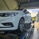 올뉴크루즈 휠얼라이먼트 앞타이어 205/55r16 마일캡 교환/ 휠얼라이먼트 작업진행