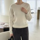 COV 홀가울100에센셜골지라운드니트 이미지