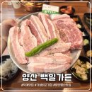 웅상대로 | 양산 덕계맛집 신상 고기집 '백일가든' 숙성돼지한판 가성비 역대급 후기