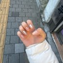 네일무드모먼트 | 다이소 트윙클팝 무드 모먼트 05 실버프렌치 내손후기💍