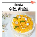 진해공설운동장 축구장 | 진해 주문제작 케이크 추천 쉬폰사르르 망고케이크 부모님생신케이크로 딱!