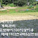 충주시 수안보면 2차선접 전249평 매매 평당50만원 이미지