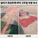 현천고등학교 | 달리기 육상트랙 바닥 고무칩 부분 보수 업체