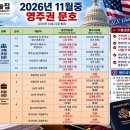 2026년 11월중 영주권 문호 이미지