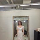 971004 | [W.dress 2] 섬스튜디오 드레스 - 레이스 슬림 반팔