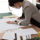 가죽 브리프 케이스 만들기 이미지